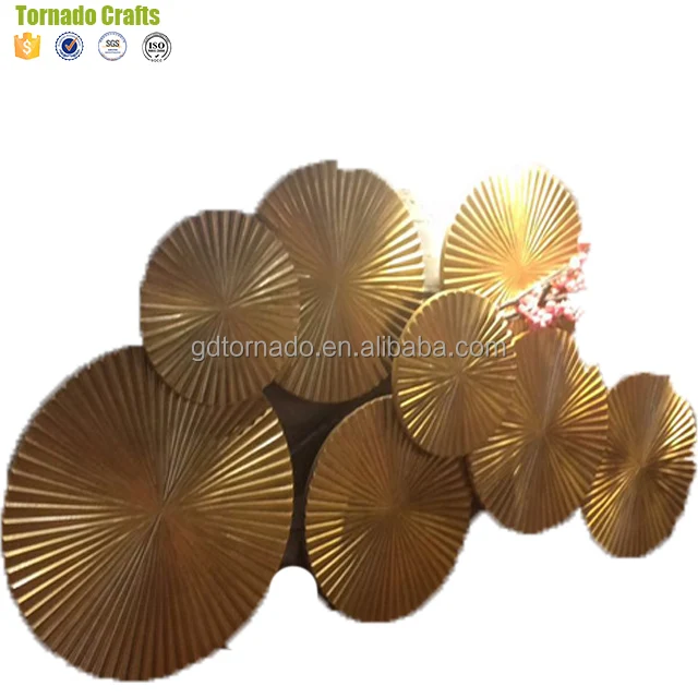 
Beautiful Wall Hanging Decoration Ideas With Unique Exceptional Golden circle wall sculptures 
