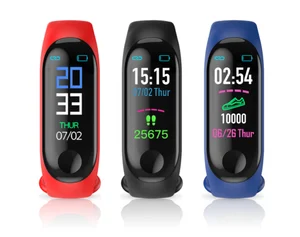 M3 Smart Watch Fitness Tracker Heart Rate Monitor