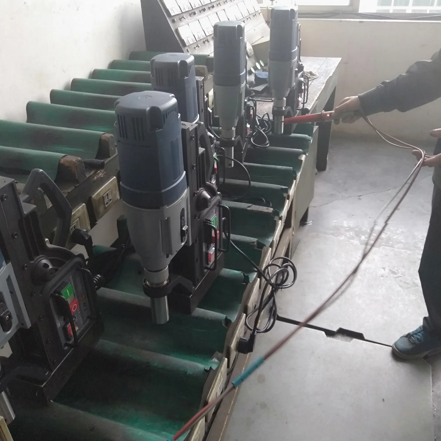 Portable magnetic drill machine BRM-50A magnetic dril machine with spindle tapper MT2