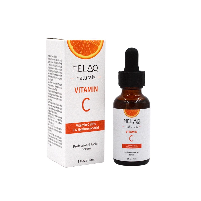 

best vitamin c and e face serum for Face 20% with Hyaluronic Acid & Vitamin E, 1 fl. oz, Transparent