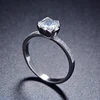 Baoyuan rose flower clean CZ ring 925 sterling silver jewelry CAR3601