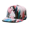 2017 New Hip Hop Women's Fashion adjustable sports cap customized tie dye snapback cap with plastic back