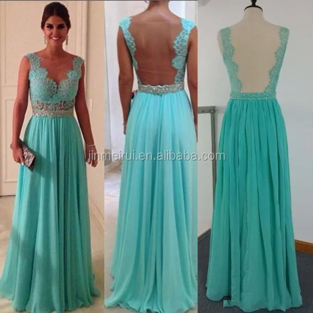 mint evening dress