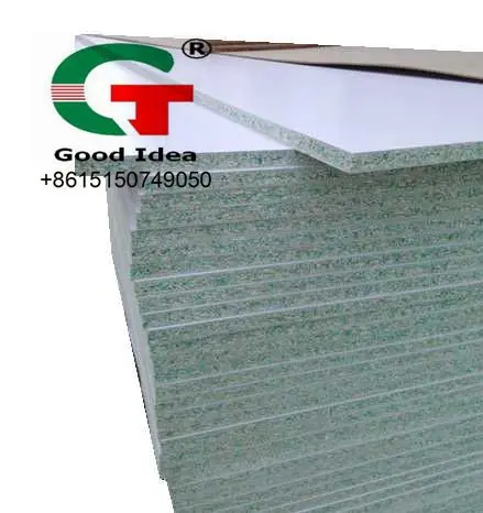 
hot sale 1220x2440mm Green core warm white Particle Board 