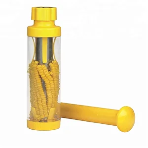 Image of Sweettreats Deluxe Corn Stripper Stainless Steel Remover Cob Cutter Peeler Thresher Kitchen tools Gadgets