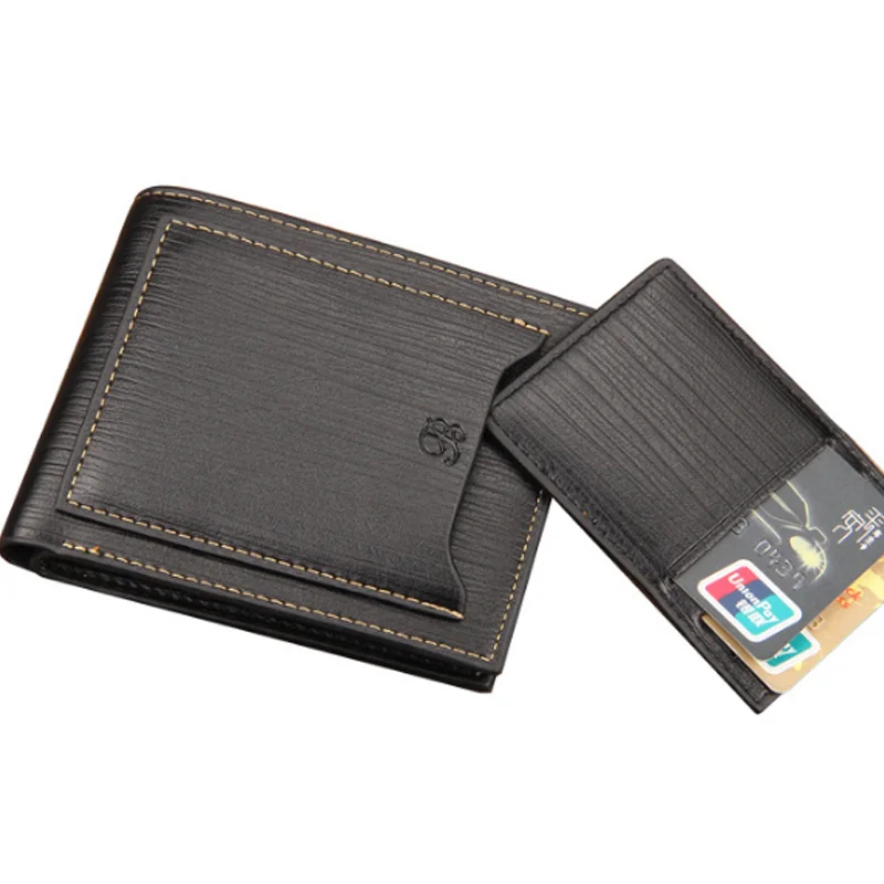 Оптовая продажа PU кожаный мужской кошелек со съемными держатель для карт