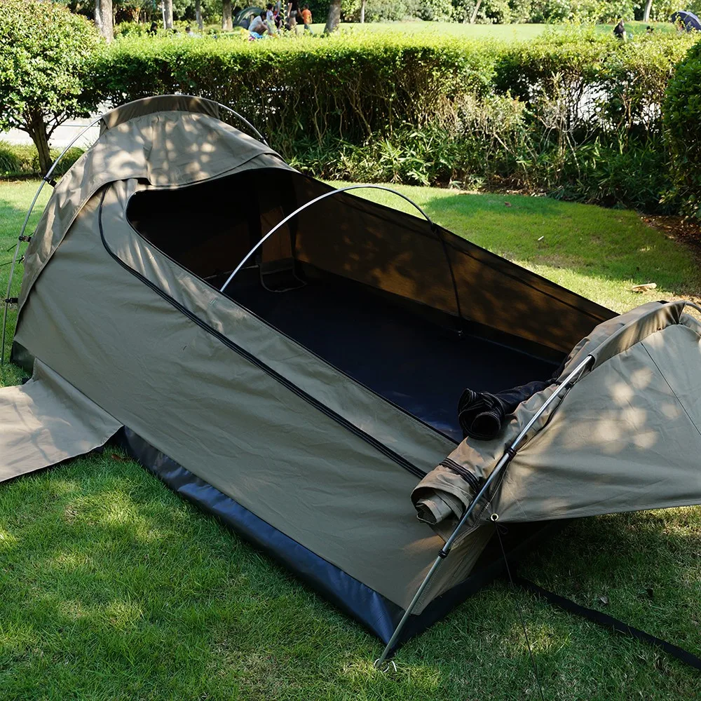 1-2 Person Canvas Australian Swag Tent With Sleeping Pad - Buy Swag ...