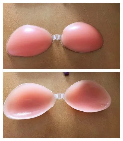 定制硅胶无肩带印刷胸罩推高泳装