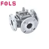 Stainless Steel 316 on-off Modulating Three Way Sanitary Electric Ball Valve