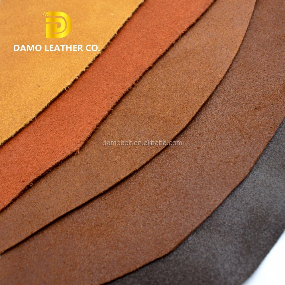 
DAMO Cow Skin Finished Genuine Leather Raw Material For Shoes Bag Making 