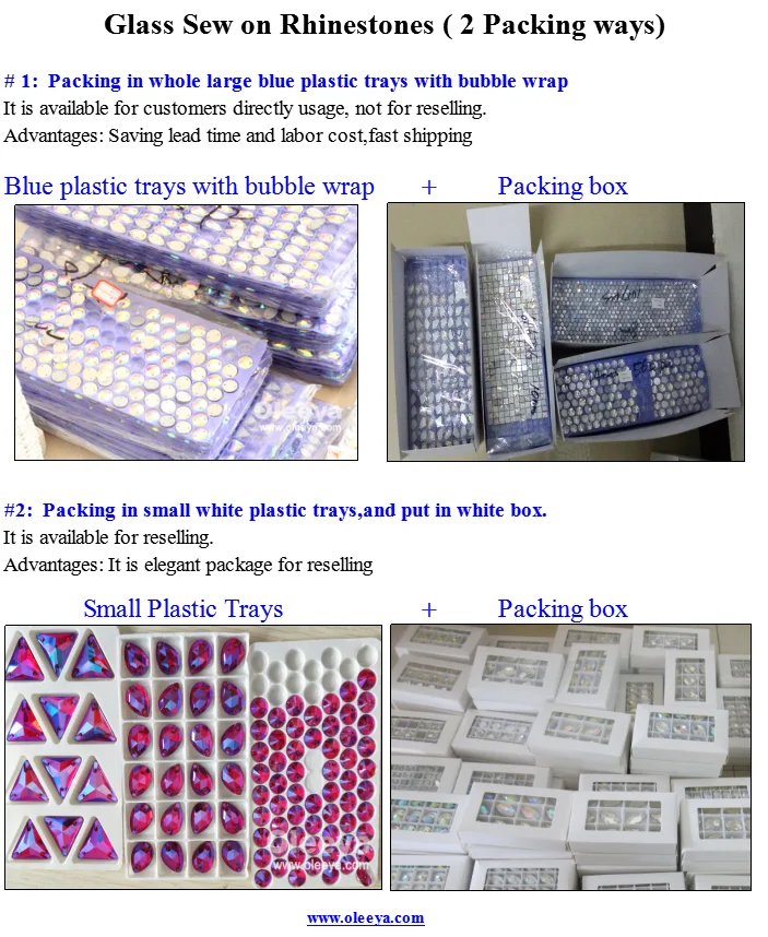 Factory Direct Sale 3A Glass square Crystal ab Flat Back Sew on Rhinestone Sewing on Clothes