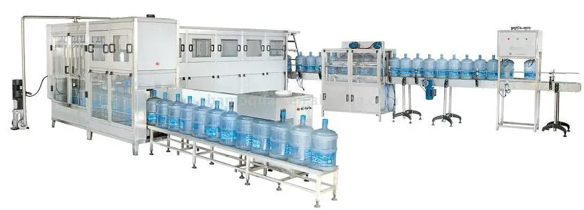 
19L, 20 Liter, 5 Gallon Bottle/ Jar/ Barrel Drinking Pure Water Mineral Water Filling Machine/Monoblock/ Production Line 