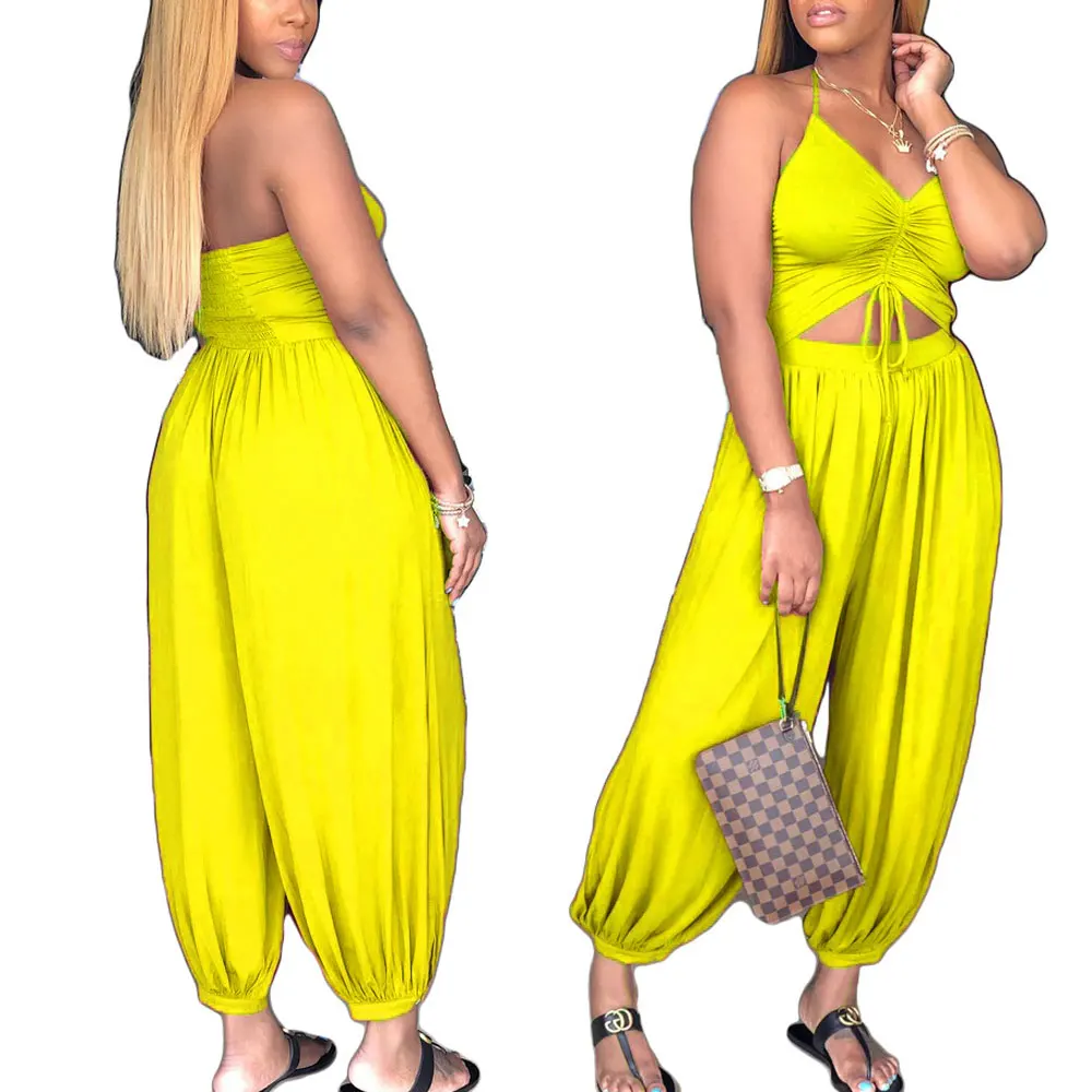 

90223-MX72 One piece jumpsuit women custom high waisted summer sexy
