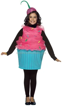 Lovely Cupcak Costume Girls Sweet Food Party Costumes Qbc 8121 Buy Costume Girls Party Costume Costume Halloween Product On Alibaba Com