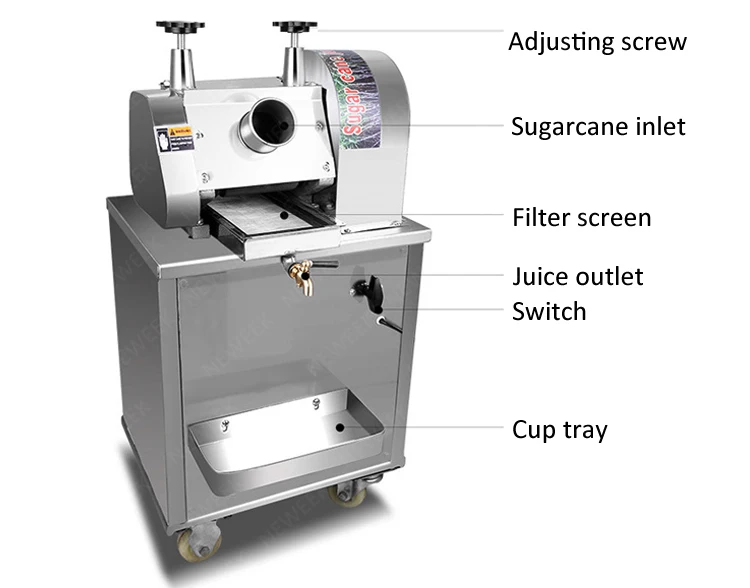 NEWEEK electric ginger press sugar cane juicer machine price