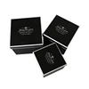 Wholesale white black flower box square cardboard paper hat gift boxes lid