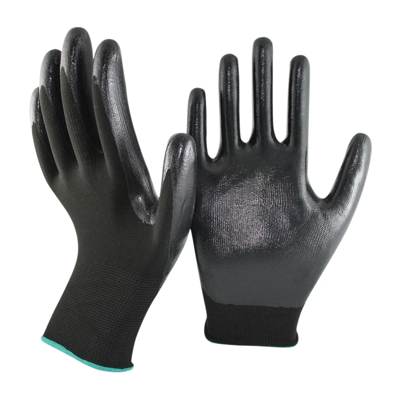 Srsafety Conduction Abrasion Resistance Nitrile Nbr Work Gloves For Oil