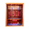 Wholesale Sauna red cedar with infrared massage wooden room