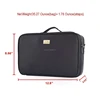 Makeup Train Case, 12.6" Length Portable Cosmetic Organizer with Shoulder Strapes Multi functional Cosmetic Bag Makeup Handbag