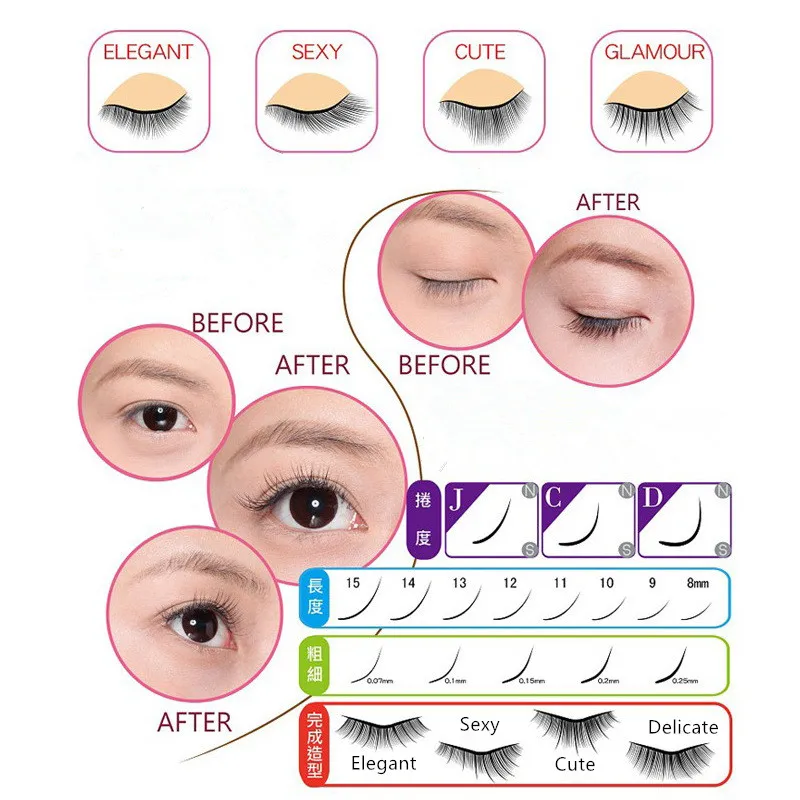 eyelash extension effect