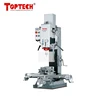 BF46 electronically controlled 3 gears drilling milling machine with spindle speed range 115-3100rpm