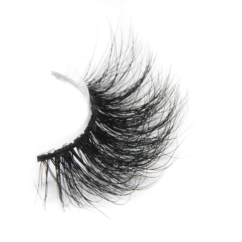 

Premium private label band 25 mm 3d mink eyelash, Black
