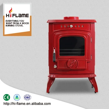 Wood Stove Heater Enamel Cast Iron Grate Wood Burning Stove And