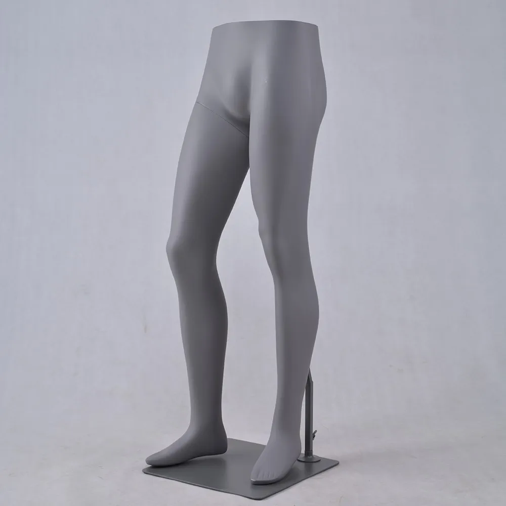 Wholesale Customized Grey Lower Body Mannequin Leg For Male Pants