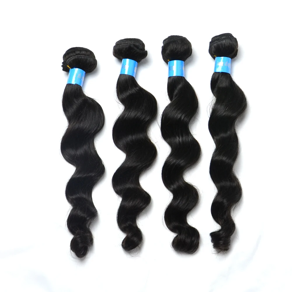 

Wholesale Brazilian Virgin Loose Wave Human Hair Bundles Cuticle Aligned Raw Hair