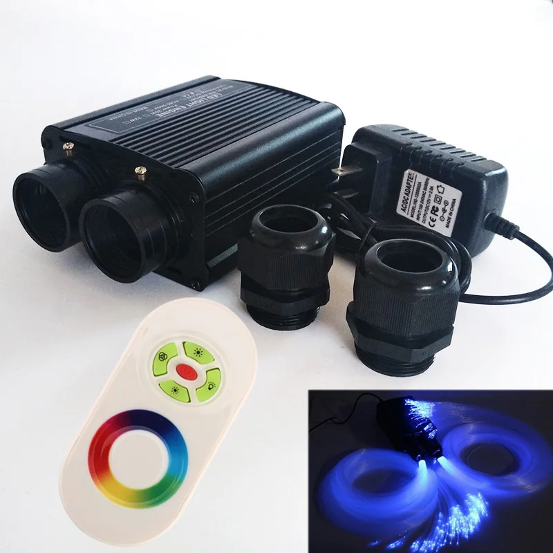 Dc12v Rgbw 32w Led Fiber Optic Light Source Engine 2.4g Touch