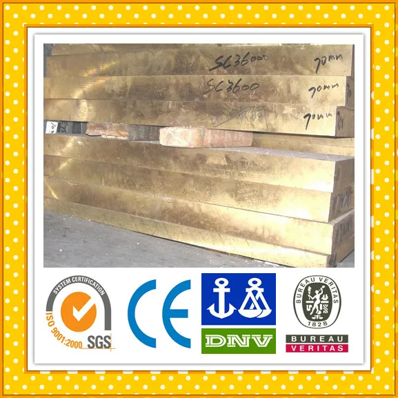 
CuZn37 brass sheet with high quality for industry 