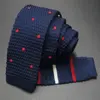 two side design best quality polyester knitted tie