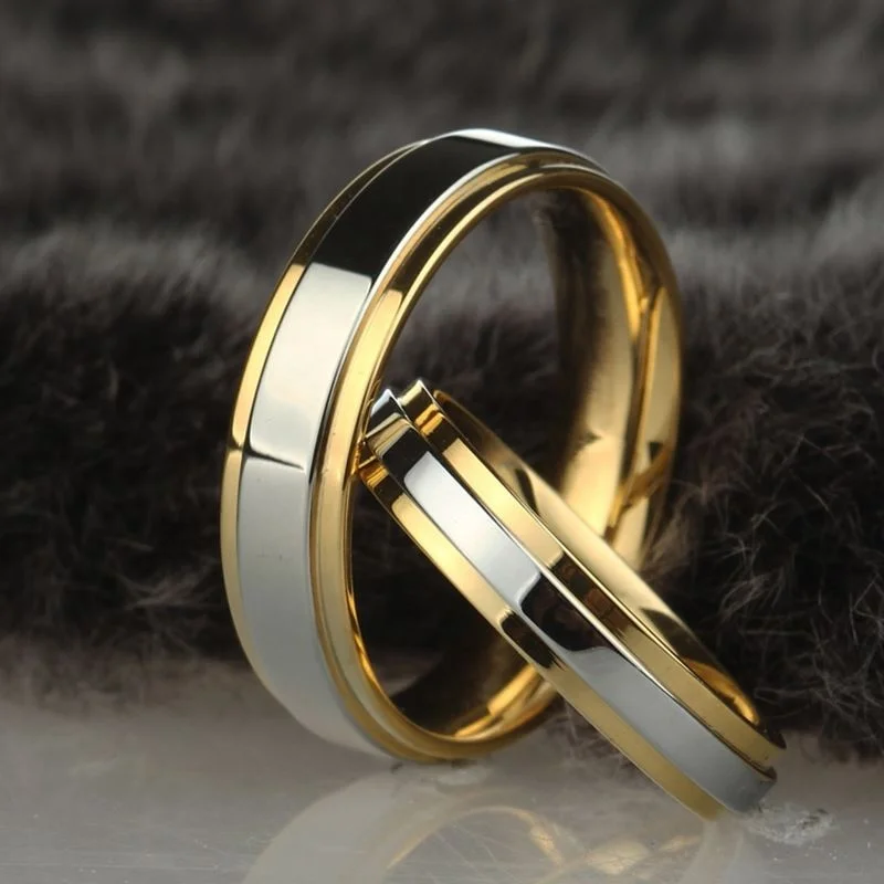 jewelry gold stainless steel couple ring - buy 不锈钢情侣戒指