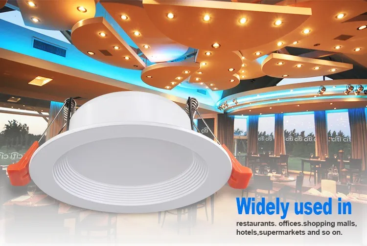 High Quality Samsung 5630 SMD Dimmable Round Recessed LED Downlight