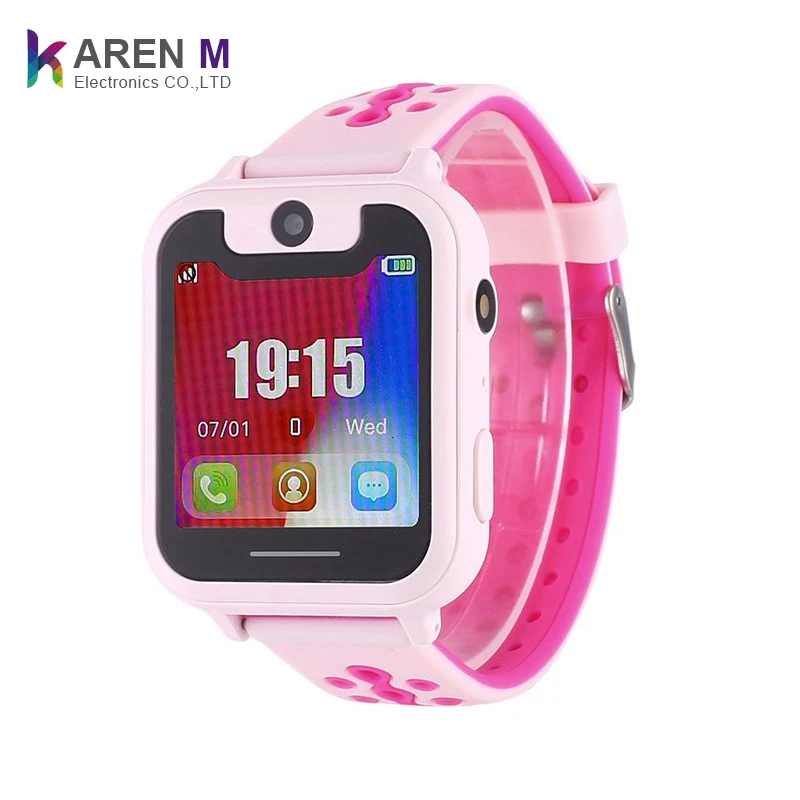 

2019 Top selling S6/S6G Children Smart Watch GPS child locator Tracking Device smart Watch kids, Pink;blue