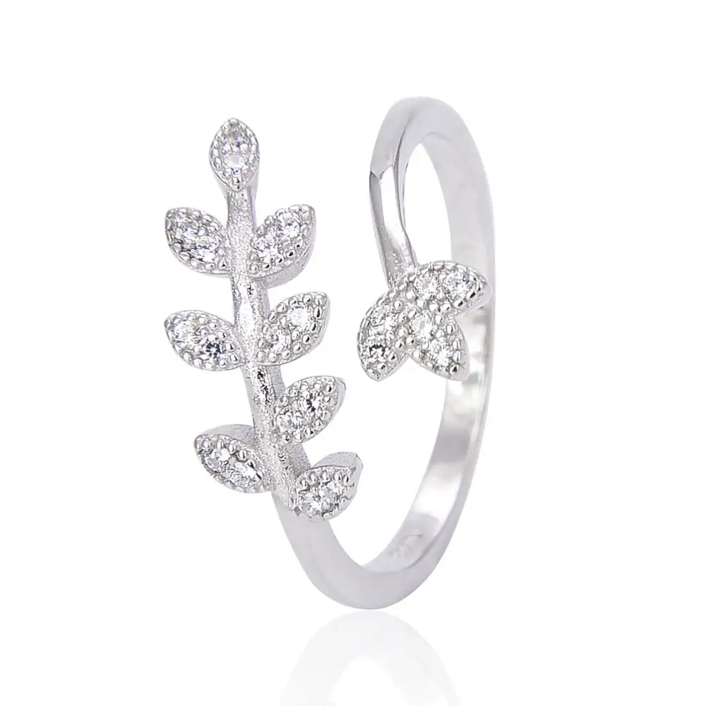 

China engagement 925 charm silver index finger rings