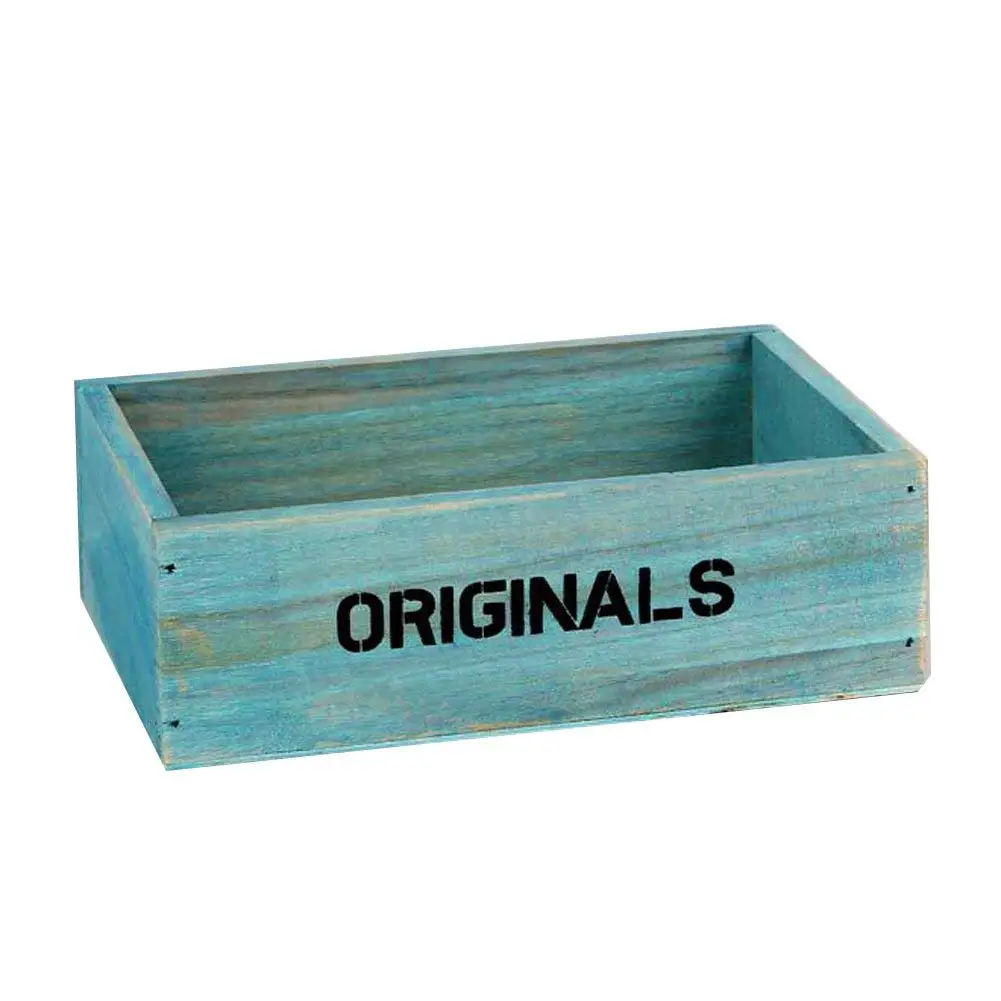 Rustic Antique Crates Trugs Retro Storage Vintage Antique Wooden