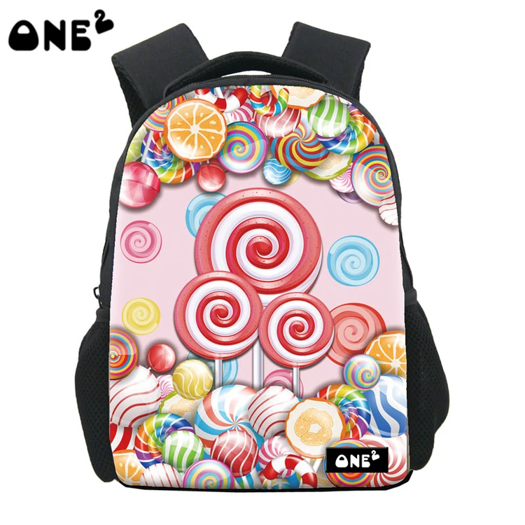 

2019 fancy pink lollipop school students bag backpack for school children kids backpack kindergarten kids animals, Customized