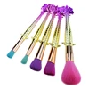 New Arrival Foundation 5 pcs fish tail makeup brush set