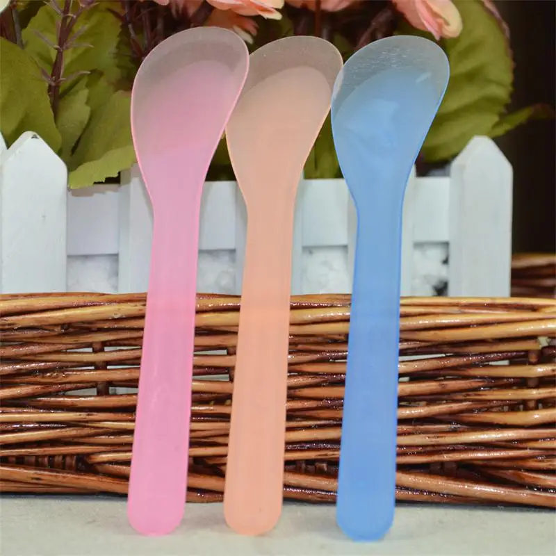 
Wholesale cosmetic face spoon, cream cosmetic spoons, facial cosmetics plastic spatula 