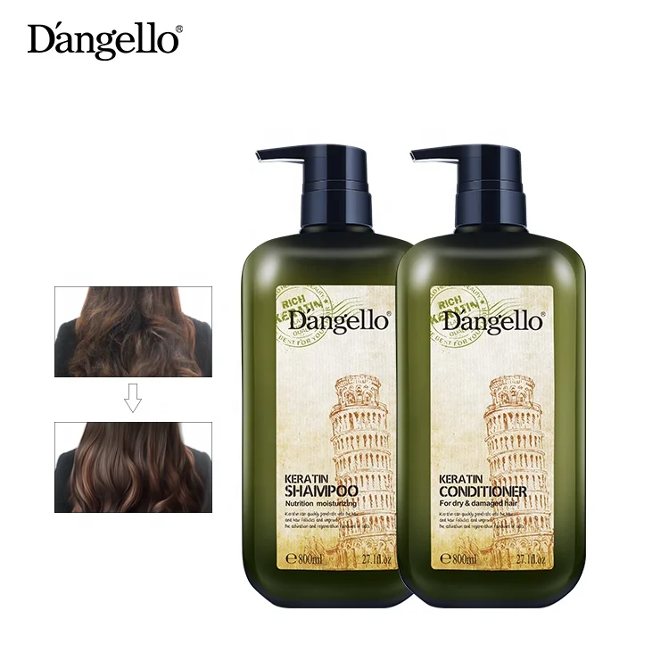 

Wholesale Dangello Sulfate Free Shining Keratin Hair Damage Repaired and Scalp Care Salon Treatment Shampoo