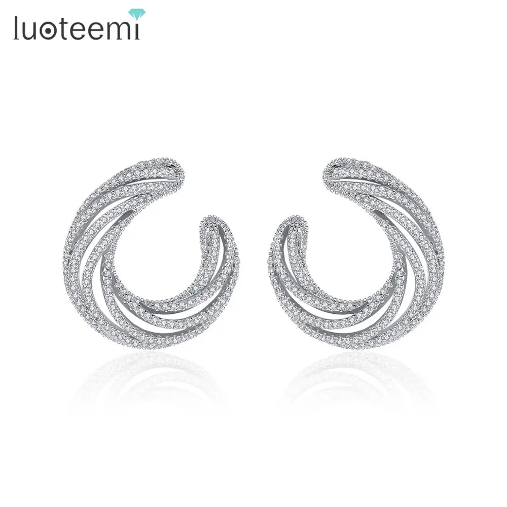 

LUOTEEMI New Design Fashion Earring Designs New Model Earrings, N/a