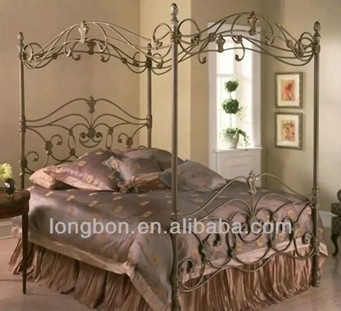 Topselling Classical Wrought Iron Double Bed Buy Wrought Iron Double