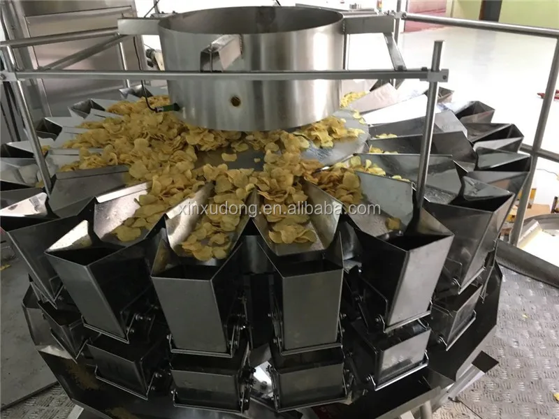XINXUDONG TCA fully automatic potato chips produciton line / potato chips making machinefull automatic potato chips making machine / chips machinefull automatic potato chips making machine / chips machinefull automatic potato chips making machine / chips machinefull automatic fresh fried food potato chips making machine“XXD