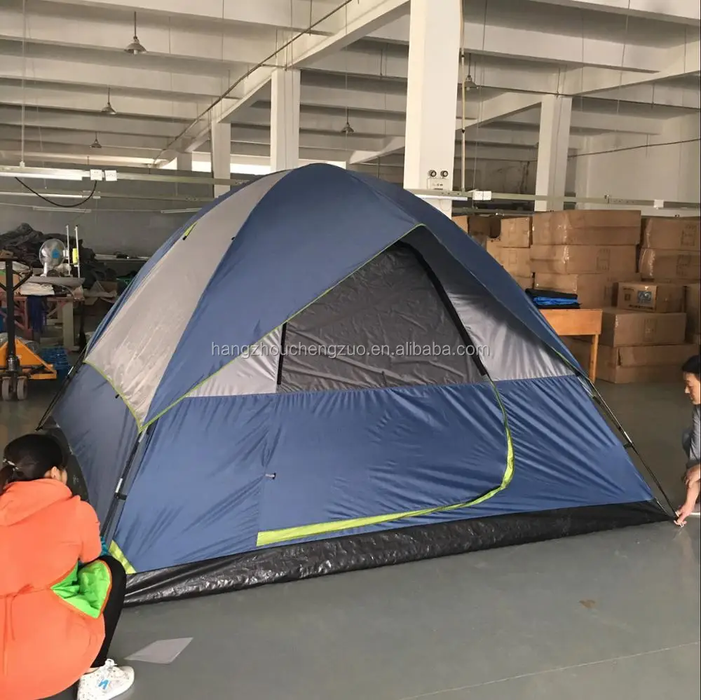 Hot Selling Folding Double Layer waterproof 6 Person Dome Tent, CZX-223 Family Dome Tent,6 person Party Tent,cabin tent