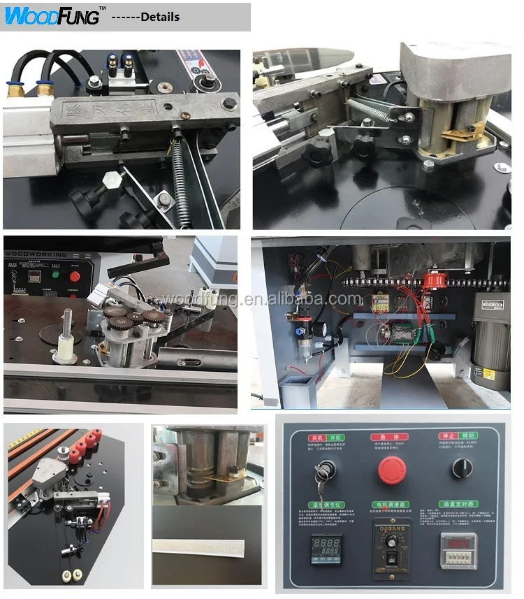 WF09 Wood PVC MDF Manual Curve Straight Line Edge Banding Machine