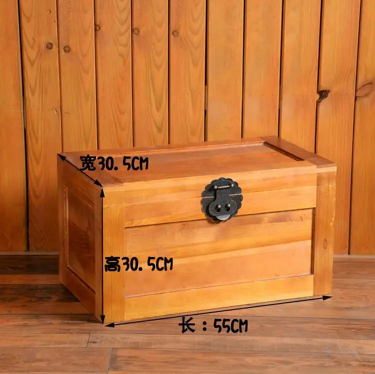 Painted Wooden Storage Sewing Tool Box