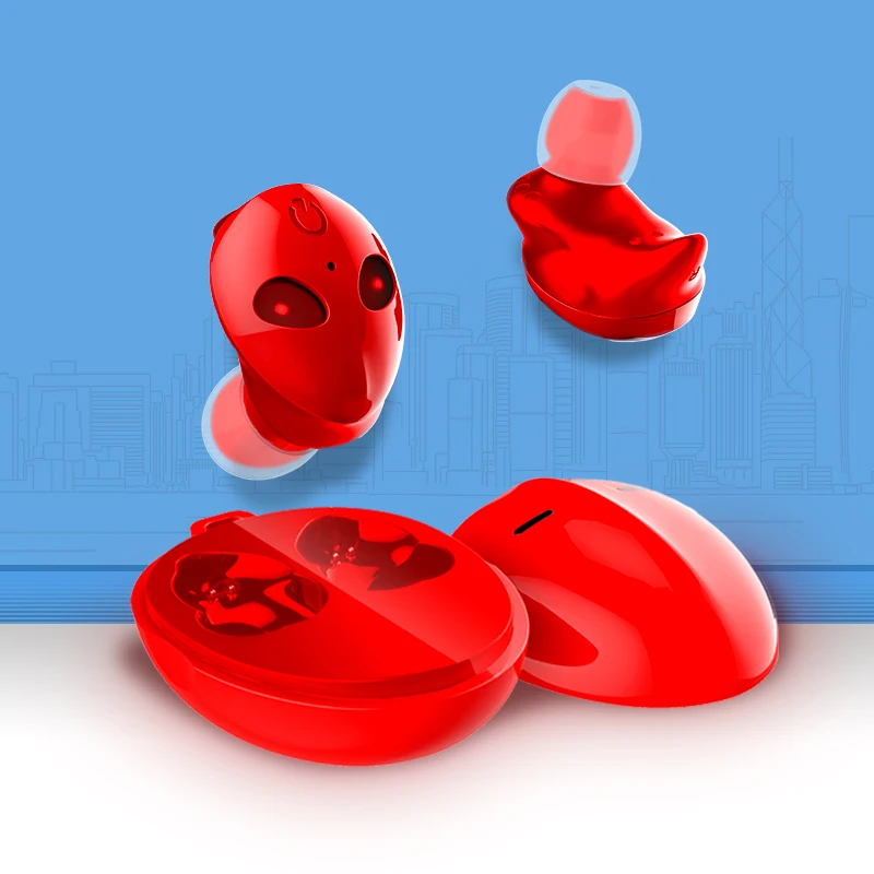 

Bludio bluetooth wireless earphone with mic function earbuds headphone