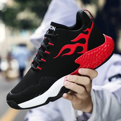 

Men's casual sports shoes running sneaker shoes, Black/blue/yellow/gry