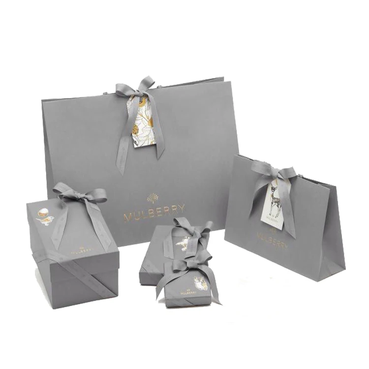Custom Luxury Design Clothing Gift Box/bag Packaging With Ribbon Buy